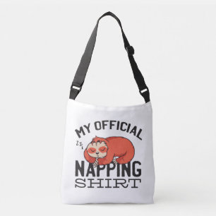 Bolso Cruzado Mi camiseta oficial para dormir la siesta - Lazy l