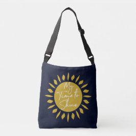 Bolso Cruzado Mi Hora De Brillar, Sun Print Tote Bag
