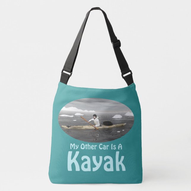 Bolso Cruzado Mi Otro Coche Es Un Kayak (Anverso)