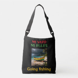 Bolso Cruzado Mi patio mis reglas voy a pescar