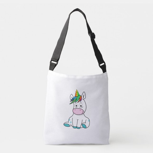 Bolso Cruzado Mi unicornio lindo (Anverso)