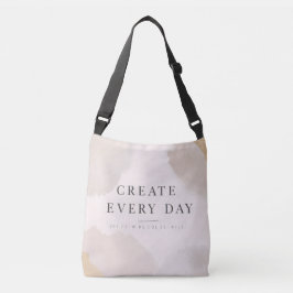 Bolso Cruzado Minimalist Inspirational Tote Bag | Modern Neutral