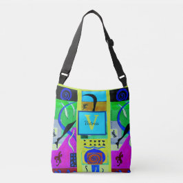 Bolso Cruzado Moda Amarilla Resumen De Inspiración De Matisse