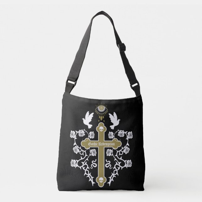 Bolso Cruzado Moda del Punk de gótico Post (Anverso)