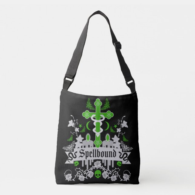 Bolso Cruzado Moda del Punk de gótico Post (Anverso)