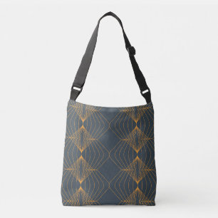 Bolso Cruzado Moda, diseño gráfico geométrico elegante y sencill
