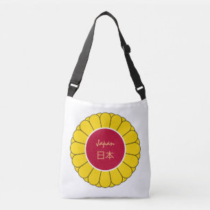 Bolso Cruzado Moda imperial japonesa y bandera japonesa, Seal Ka