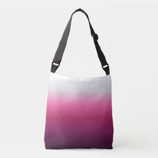 Bolso Cruzado moda moderna abstracta magenta burgundy maroon som