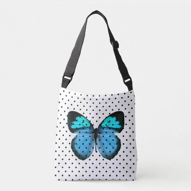 Bolso Cruzado Moda Polka Dot Butterfly Cross Body Bag (Anverso)