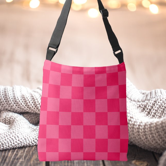 Bolso Cruzado Moda rosa brillante (Subido por el creador)