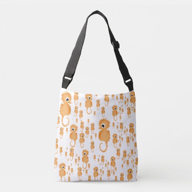 Bolso Cruzado Modelo de los Seahorses (Anverso)