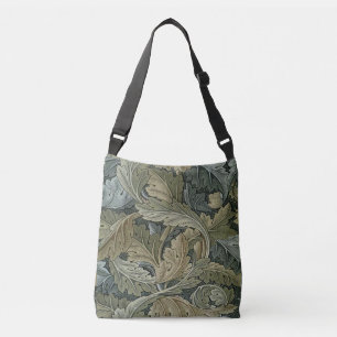 Bolso Cruzado Modelo de William Morris, vintage, campana del