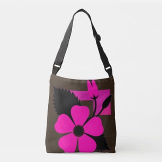 Bolso Cruzado Modern Floral Tote Bag / Stylish Everyday Bag