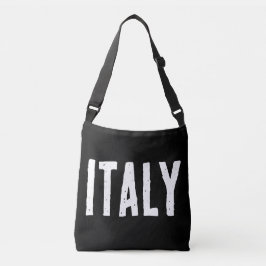 Bolso Cruzado Modernas iniciativas Italia en blanco y negro
