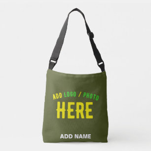 BOLSO CRUZADO MODERNO EJÉRCITO PERSONALIZADO VERIFICADO VERDE VE