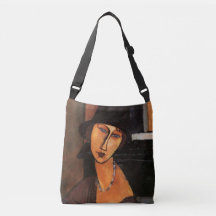 Modigliani - Retrato de Jeanne Hebuterne con Gorra