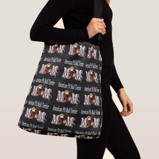 Bolso Cruzado MOM norteamericano Pit Bull Terrier