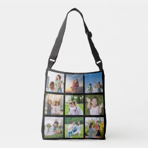 Bolso Cruzado Momentos atesorados: Personalizable 9 Collage de f