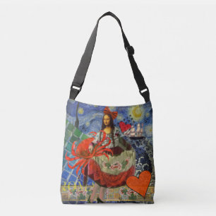 Bolso Cruzado Mona Lisa Fun Zodiac Whimsical