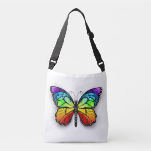 Bolso Cruzado Monarca de mariposa arcoiris