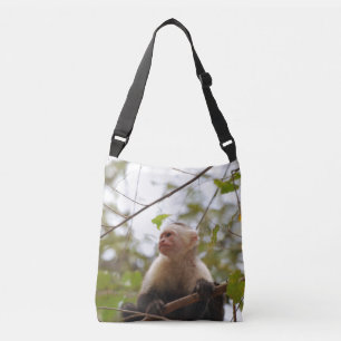 Bolso Cruzado Mono Cara Blanca Curioso