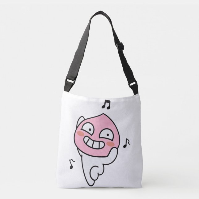 Bolso Cruzado Mono divertido (Anverso)