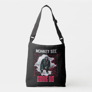 Bolso Cruzado Mono Véase Código Do Funny Web Developer