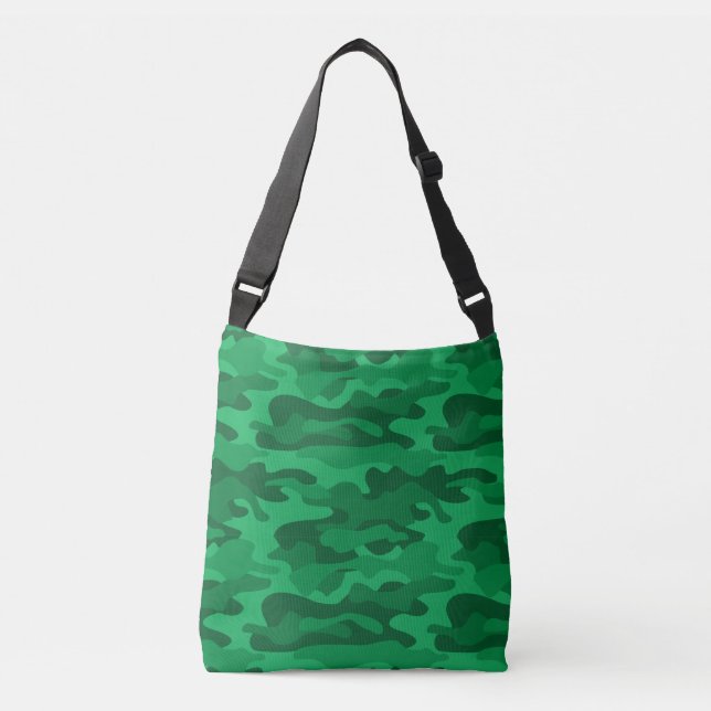 Bolso Cruzado Monocolor verde español (Anverso)