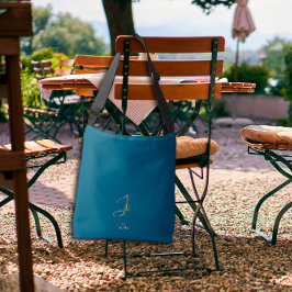 Bolso Cruzado Monografía de color de agua J enfermera azul oscur