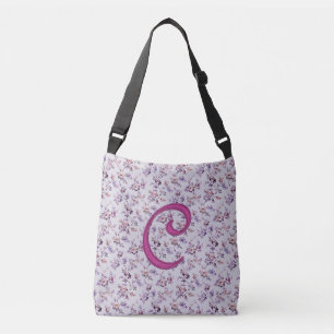 Bolso Cruzado Monograma C de lujo floral