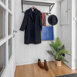 Bolso Cruzado Monograma de acuarela minimalista F Profesor