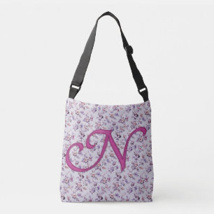 Bolso Cruzado Monograma de lujo floral N