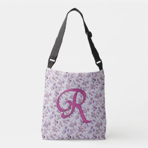 Bolso Cruzado Monograma de lujo floral R