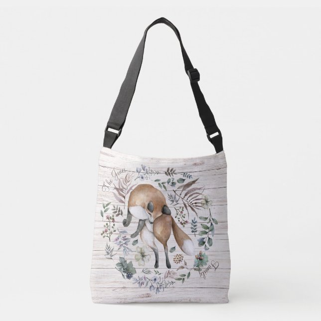 Bolso Cruzado Monograma de maderas mayores Nombre Floral Fox (Anverso)