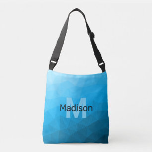 Bolso Cruzado Monograma de patrón de malla geométrica con gradie