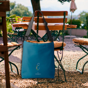 Bolso Cruzado Monograma E enfermera azul oscuro