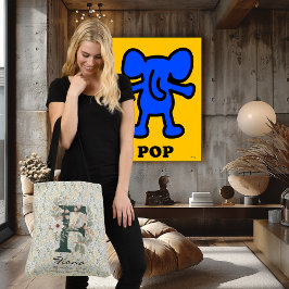 Bolso Cruzado Monograma Floral F – Arte Clásico de Letras Botáni