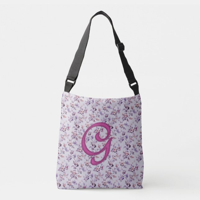 Bolso Cruzado Monograma G de lujo floral (Anverso)