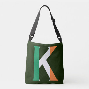 Bolso Cruzado Monograma K sobrepuesto en cbcnt de bandera irland