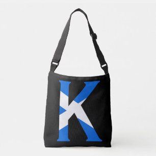 Bolso Cruzado Monograma K sobrepuesto sobre bbt de bandera escoc