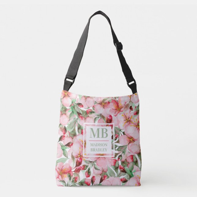 Bolso Cruzado Monograma Nombre Cerezo Blossom Agua Flora (Anverso)