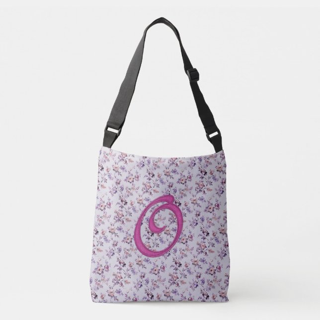 Bolso Cruzado Monograma O de lujo floral (Anverso)