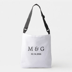 Bolso Cruzado Monograma personalizado y fecha personalizada