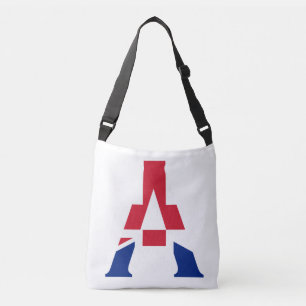 Bolso Cruzado Monograma sobrepuesto en el cbcnt de bandera de la