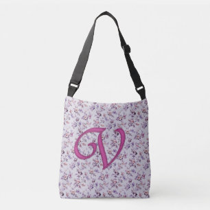 Bolso Cruzado Monograma V de lujo floral