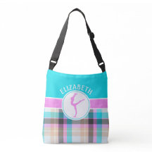 Monogramed Summer Tartan Gymnastics Chicas golosos