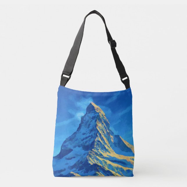 Bolso Cruzado Montaña de Alpes de Matterhorn (Anverso)