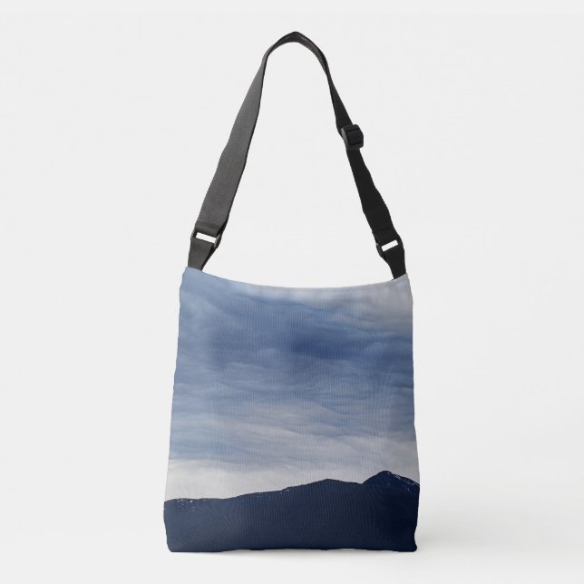 Bolso Cruzado Montaña Tonada Azul (Anverso)