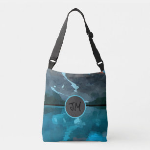Bolso Cruzado Montañas acuáticas amigables con la Tierra Tote Ba