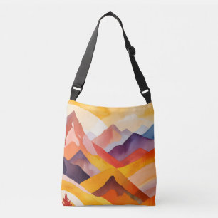 Bolso Cruzado Montañas cálidas del otoño